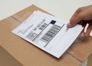 can you print a shipping label on regular paper?