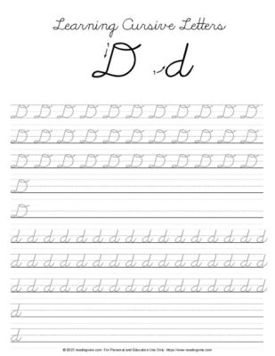 How to Spell D in Cursive: A Detailed Exploration of the Art of Writing